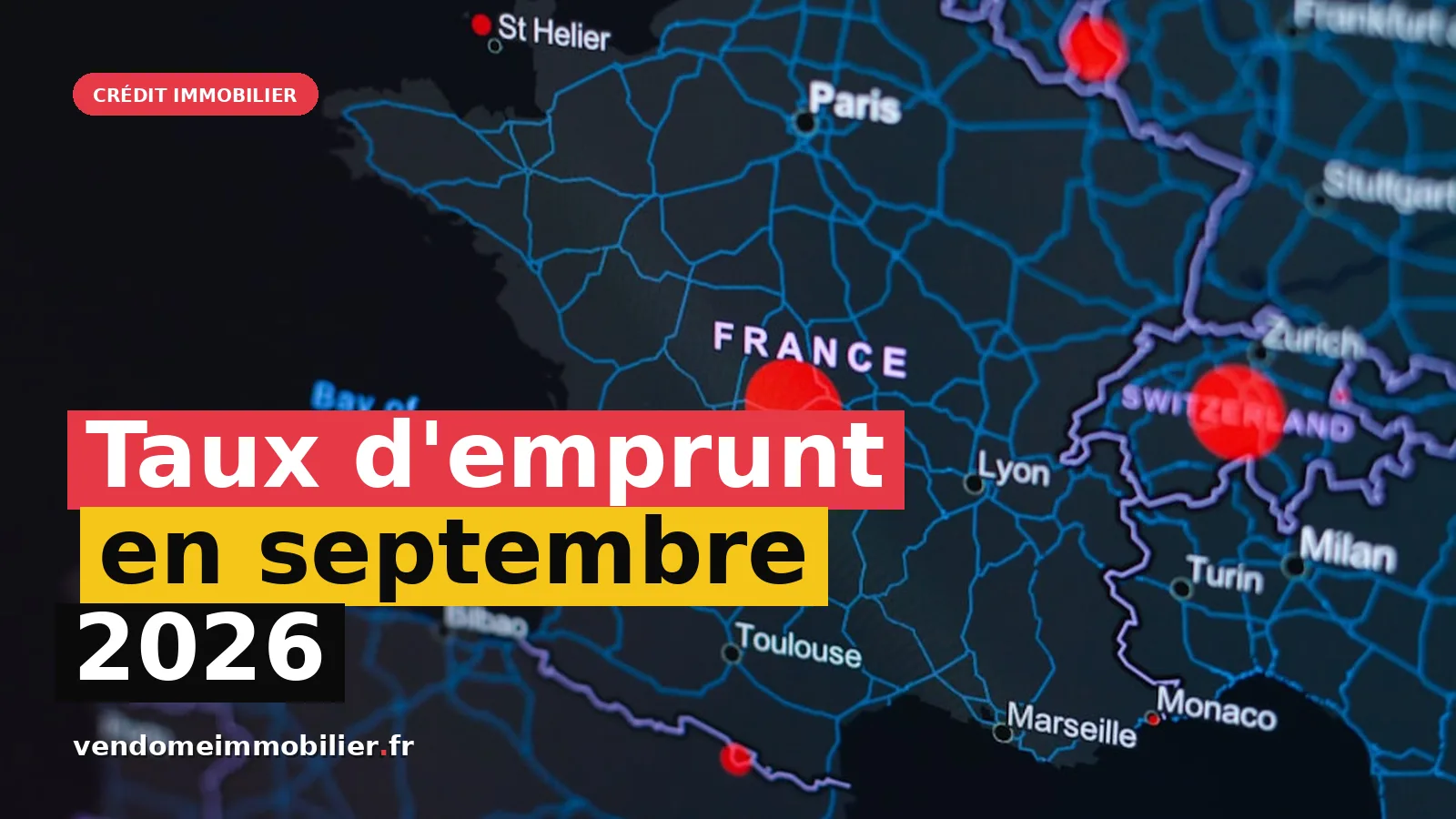 Prévisions des taux d'emprunt immobilier en septembre 2026